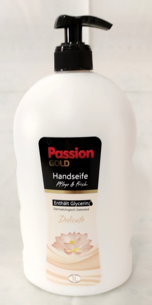 Passion Gold tekuté mýdlo Delicate 1 l