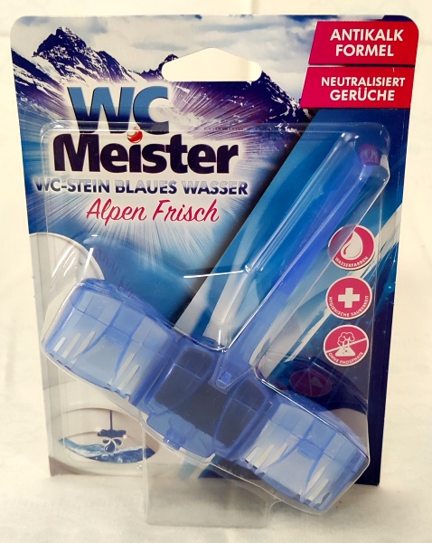 WC Meister zvs barvc modr Alpen Frisch 45 g - Kliknutm na obrzek zavete