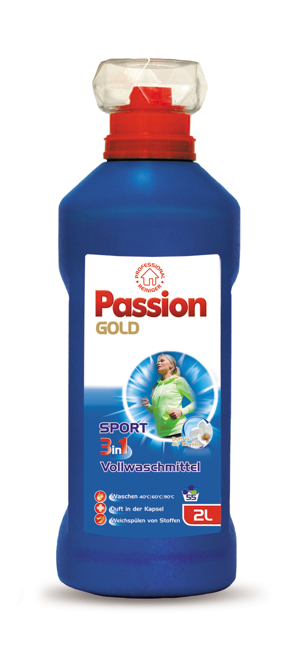 Passion Gold Vollwaschmittel Sport 2l