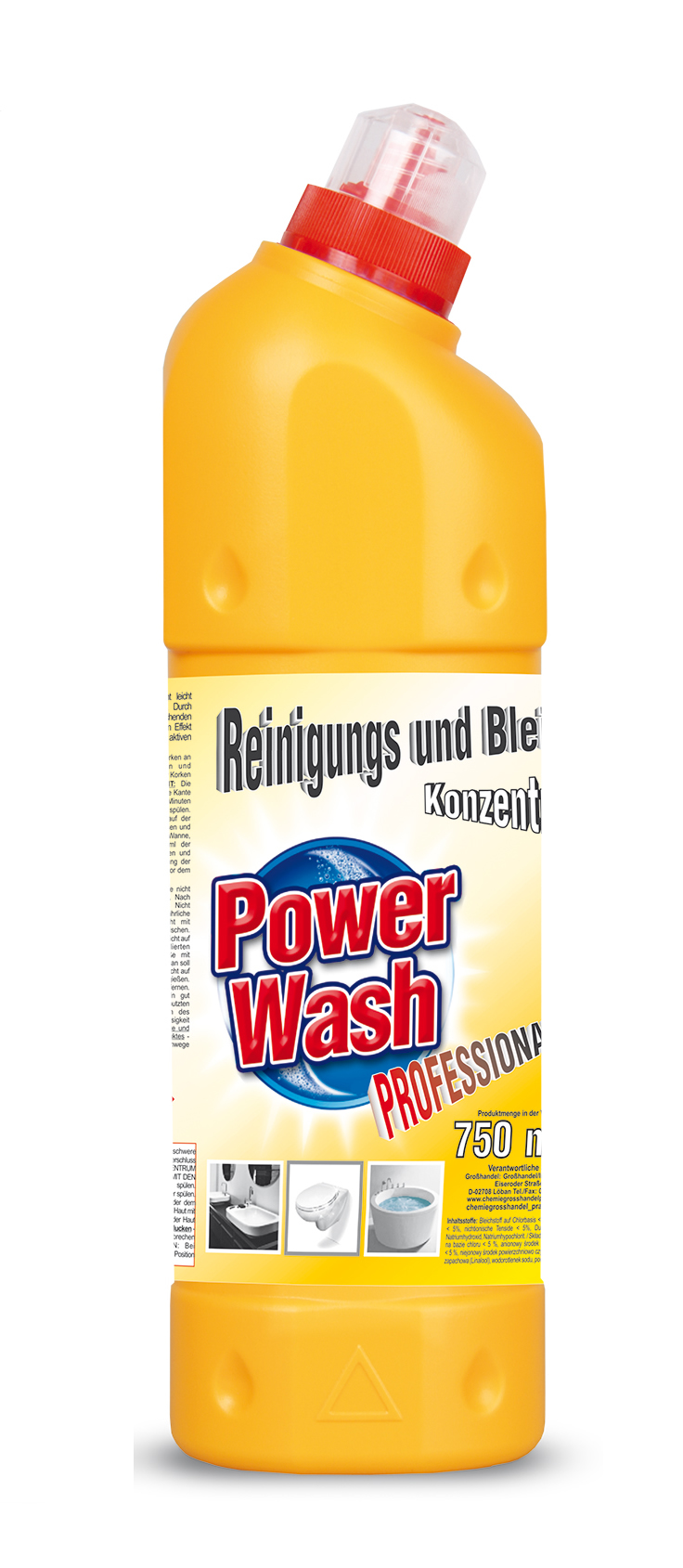 Power Wash WC Koncentrat 750ml zelen - Kliknutm na obrzek zavete