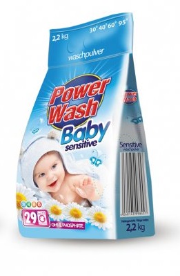 Prac prek Power Wash Sensitive Baby 2.2kg