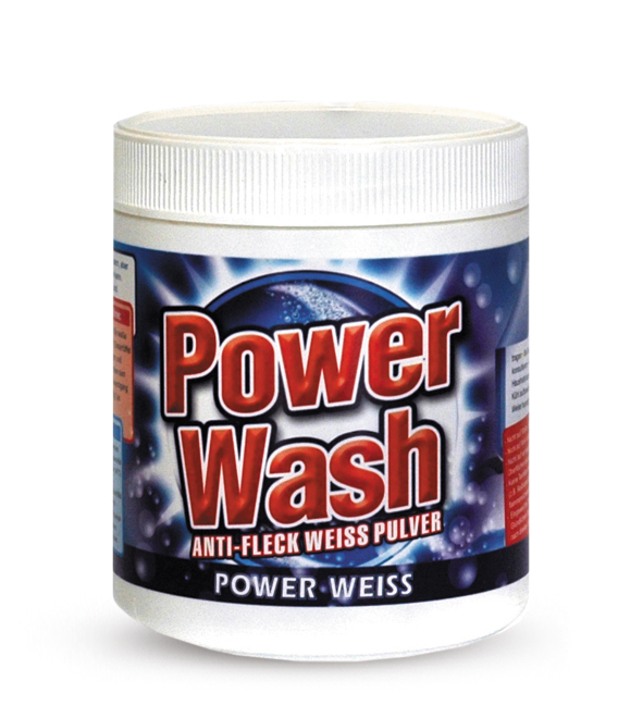 Power Wash Anti-Fleck Weiss Pulver 600g