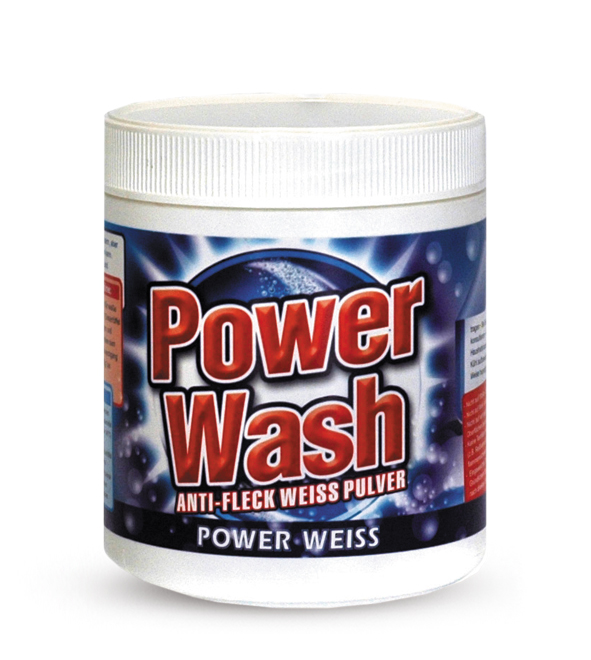 Power Wash Anti-Fleck Weiss Pulver 600g - Kliknutm na obrzek zavete